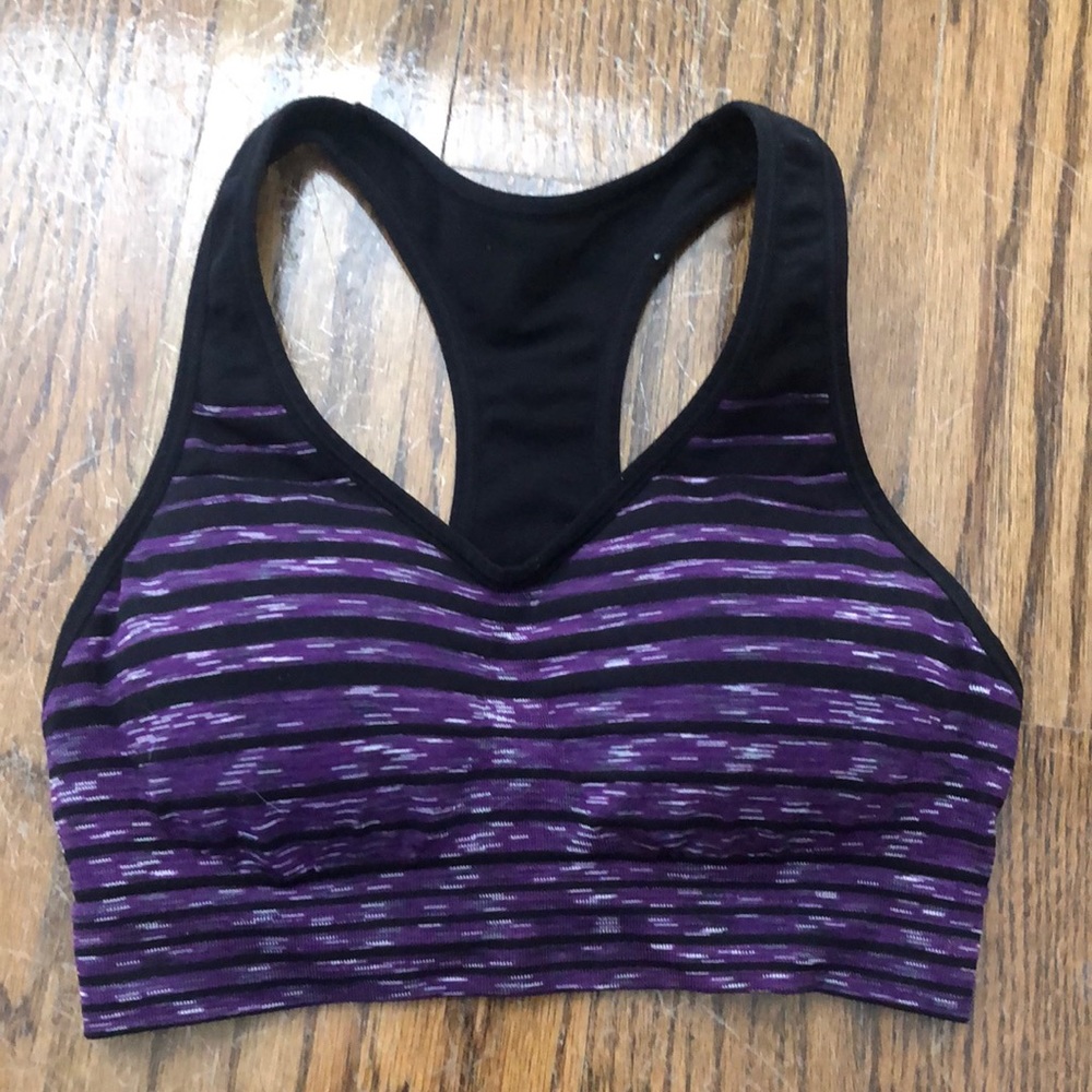 Purple Champion sports bra